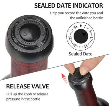Wine Air Pressure Pump Opener Set - Easy Pouring
