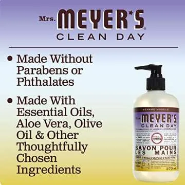 Mrs. Meyer’s Compassion Flower Hand Soap 12.5 fl. oz Delivers Moisturizing Care