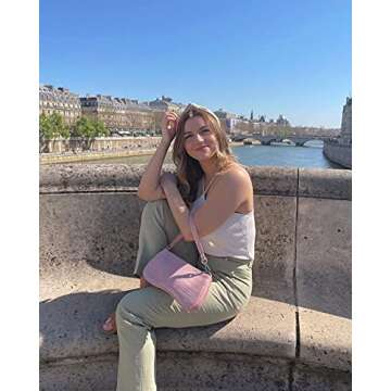 JW PEI Women's Eva Shoulder Handbag (Pink)