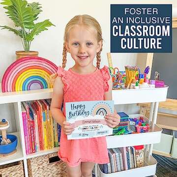 Hadley Designs 25 Boho Birthday Certificates for Kids Classroom Birthday Gifts-Happy Birthday Certificates for Students, Birthday Awards for Students, Classroom Supplies for Teachers Elementary