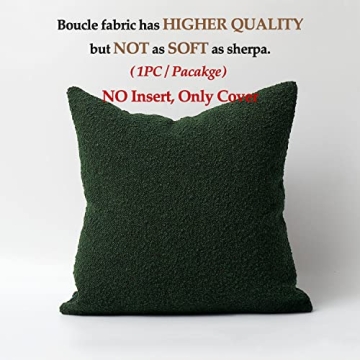 Luxury Boucle Throw Pillow Cover for Sofa - DOMVITUS