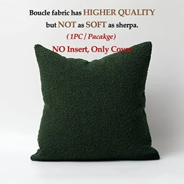 Luxury Boucle Throw Pillow Cover for Sofa - DOMVITUS