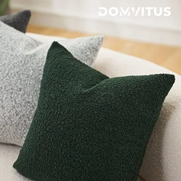 Luxury Boucle Throw Pillow Cover for Sofa - DOMVITUS