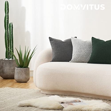 Luxury Boucle Throw Pillow Cover for Sofa - DOMVITUS