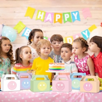 Ojustbeok Pastel Smile Gift Boxes - Perfect for Parties