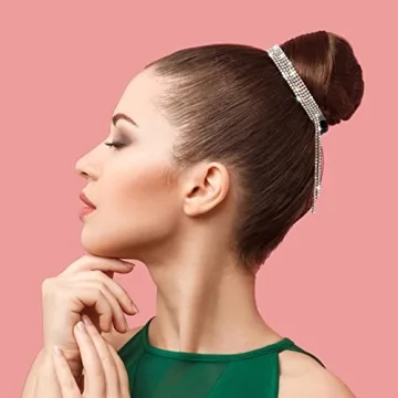 Tassel Ponytail Hair Clips - ANCIRS Rhinestone Accessories