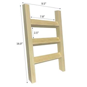 Kitchen Hand Towel Ladder, Bathroom Hand Towel Ladder, Mini Towel Ladder, Tea Towel Ladder, Many Colors Available (Black)