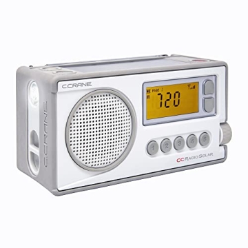 C. Crane CCRadio Solar & Wind-Up Emergency Radio
