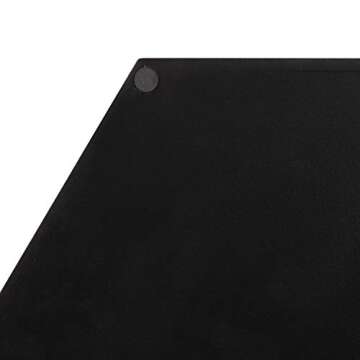 Kate and Laurel Lipton Modern Hexagon Tray, 18 x 18, Black and Silver, Decorative Tray for Storage and Display