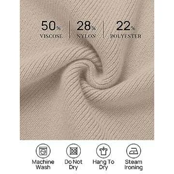 ZESICA Women's Turtleneck Sweater Dress for Winter