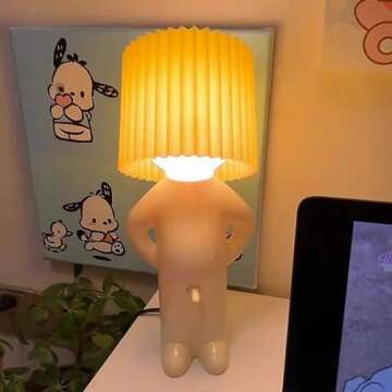 Gifts for Men Women Boyfriend Girlfriend Husband Wife, Funny Birthday Anniversary Gag Gifts, Bedside Table Lamp Night Light, White Elephant Gifts for Adults, Christmas Valentines Gifts for Him Her