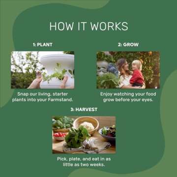 Lettuce Grow Farmstand | 36-Plant Hydroponic Growing System | Outdoor Vertical Garden | Home Gardening w/Self Watering Pump, BPA-Free Food Grade | Made in USA