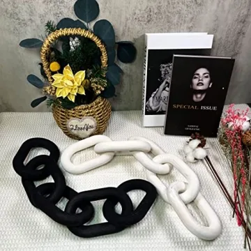 Hanlin Hand-Carved Wood Chain for Stylish Home Decor