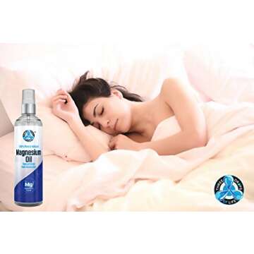 Pure Magnesium Oil Spray - Large 8 fl oz, USP Grade, Pure 100% All Natural, Sourced Directly from the Zechstein Seabed in the Netherlands, No Added Minerals, Official Distributor of Zechstein Inside