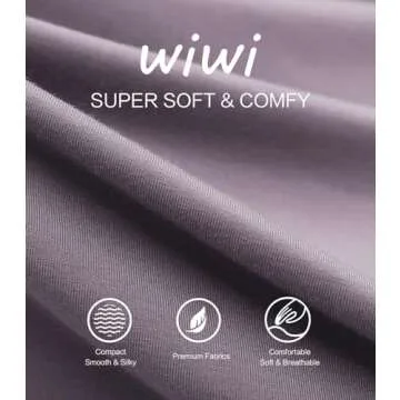 WiWi Viscose from Bamboo Sleep Shorts for Women Casual Lounge Boxers Soft Pajama Wide Leg Bottoms Sleepwear S-XXL, Violet, Small