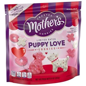 Mother's Puppy Love Cookies, 1 Resealable 9 Oz Bag