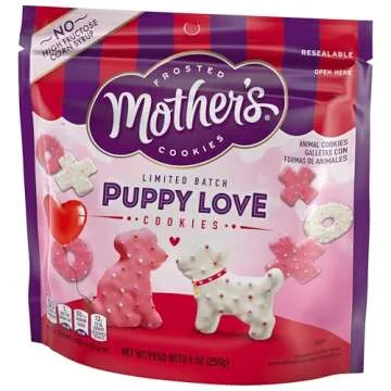 Mother's Puppy Love Cookies, 1 Resealable 9 Oz Bag