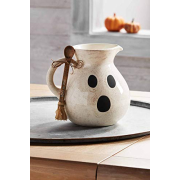 Mud Pie Ghost Pitcher Set for Halloween Fun and Decor