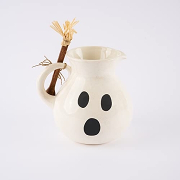 Mud Pie Ghost Pitcher Set for Halloween Fun and Decor