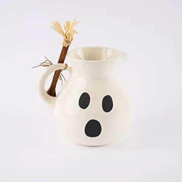 Mud Pie Ghost Pitcher Set for Halloween Fun and Decor