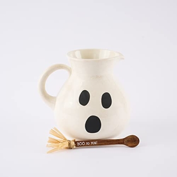 Mud Pie Ghost Pitcher Set for Halloween Fun and Decor