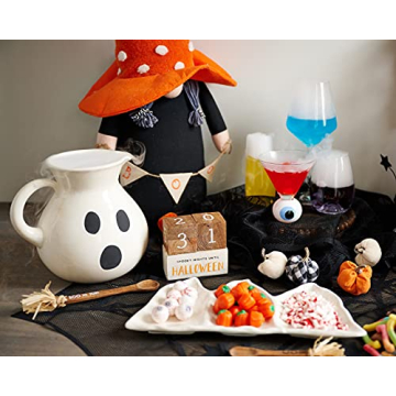 Mud Pie Ghost Pitcher Set for Halloween Fun and Decor