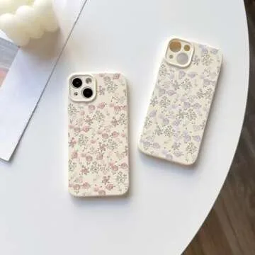 Lovmooful iPhone 13 Case Cute Floral Design