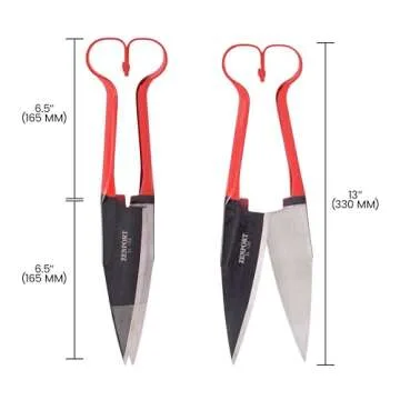 Zenport ZL122 Heavy Duty Onion and Sheep Shears 13 Inch