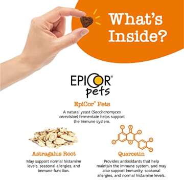 Zesty Paws Cat Allergy Relief - Anti Itch Supplement - Omega 3 Probiotics - Salmon Oil Digestive Health - Soft Chews for Skin & Seasonal Allergies - with Epicor Pets - Bacon - 60 Count