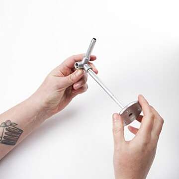 Innovative Sugarworks Sugar Structures Cake Decorating Armature Kit, Standing 2 Legged, for 3D Cakes, Sculpted Cakes, and Gravity-Defying Wedding Cakes