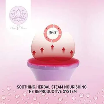 Magic V Steam Seat Yoni Kit, 5 Pack Herbs Bundle 30 Steam Sessions, Portable Vaginal Spa, Sitz Bath Better Results with Longer Consistent Steam Sessions (Lavender)