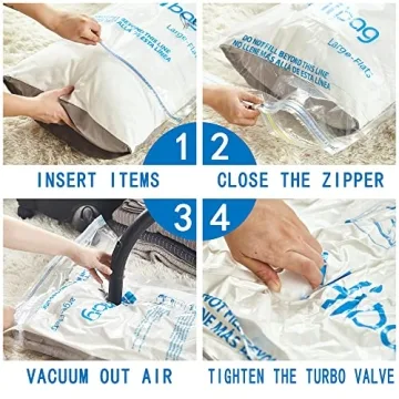 HIBAG Vacuum Storage Bags 20-Pack for All Your Needs