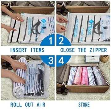 HIBAG Vacuum Storage Bags 20-Pack for All Your Needs