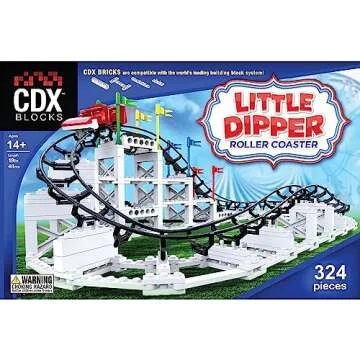 CDX Blocks Little Dipper: Interactive STEM Roller Coaster Kit
