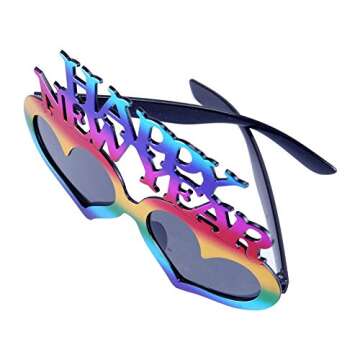 Bright and Fun Happy New Years Glasses for Parties