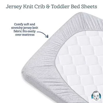Gerber Baby Boys Girls Neutral Newborn Infant Baby Toddler Nursery 100% Cotton Fitted Bedding Crib Sheet, Stripes Grey, 28" x 52"