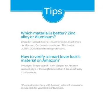 ULTRALOQ Lever, WiFi Smart Lock with Bridge, Heavy Duty 5-in-1 Keyless Entry Door Locks, Fingerprint Lock with Keypads and Voice Guide, Smart Door Lock for Front Door, Home and Office