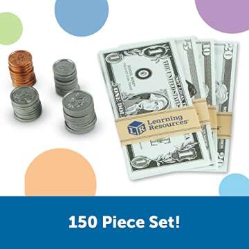 Learning Resources Pretend Play Money Set for Kids