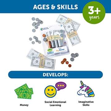 Learning Resources Pretend Play Money Set for Kids