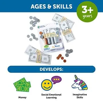 Learning Resources Pretend Play Money Set for Kids