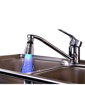 Color Changing LED Faucet Light Enhances Home Ambiance