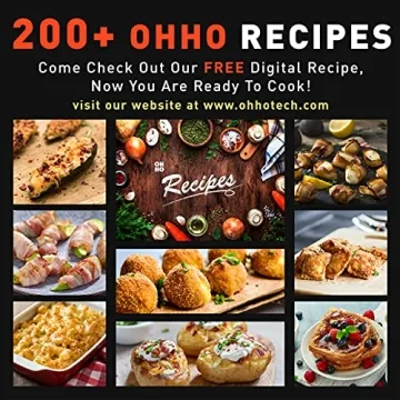 OHHO 7-In-1 Air Fryer Grill Combo with Digital Control