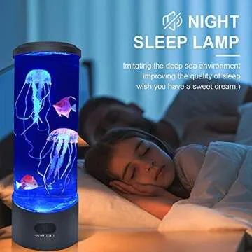 Jellyfish Lava Lamp - 16 Color Changing Night Light
