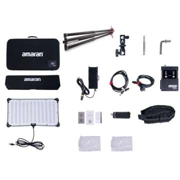 Aputure Amaran F21x 100w Bi-Color Flexible LED Mat with Honeycomb Grid CRI 95+ CCT 2500K to 7500K Su...