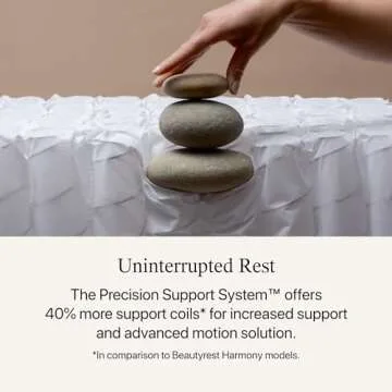 Beautyrest Harmony Lux Coral Island 15.75" Plush Pillow Top Queen Mattress - Cooling Technology, CertiPUR-US Certified Memory Foam, Supportive Pocketed Coils and Edge Support