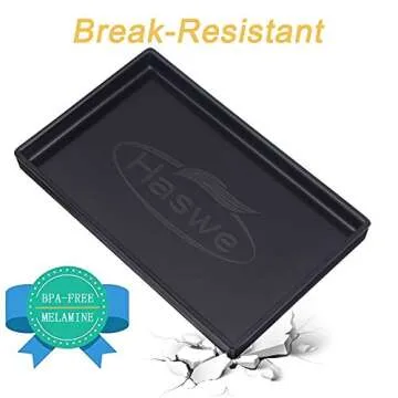 Haswe Seed Sprouting Jar Kit (JARS NOT INCLUDED) - 4 Stainless Steel Screen Sprout Lids，1 Melamine Tray, Stand and Canning Brush for Wide Mouth Mason Jar | Growing Broccoli, Alfalfa, Mung Bean