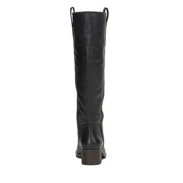 Lucky Brand Women's Hybiscus Riding Boot Fashion, Black, 7