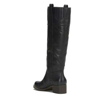 Lucky Brand Women's Hybiscus Riding Boot Fashion, Black, 7