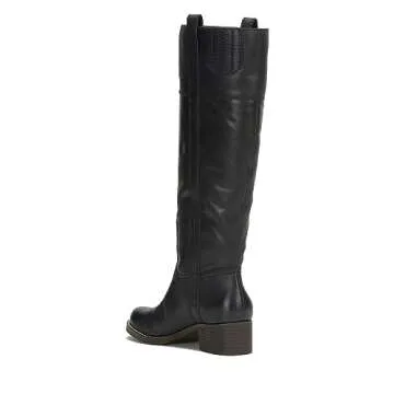 Lucky Brand Women's Hybiscus Riding Boot for Wide Calves