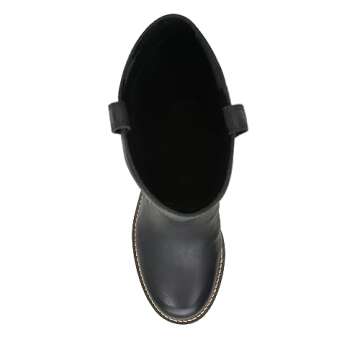 Lucky Brand Women's Hybiscus Riding Boot Fashion, Black, 7